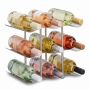 Vyno stovas Relaxdays 10020844.0, 9 buteliams, 27 × 22 × 16,5 cm