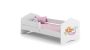 Children's bed Fala with mattress and barrier protection 164 cm x 85 cm x 63 cm, mermaid