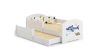 Children's double bed Luk with mattress and safety barrier 164x85x63 / 145x80x15cm, shark