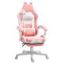 Gaming chair Homcom 65x62x124cm., pink/white