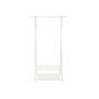 Metal clothes rack, white