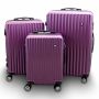 Suitcase set Barut, 3 pcs., purple