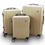 Luggage set Barut, 3 pcs., champagne color