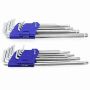 Hex and Torx key set, 18 pcs.