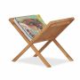 Žurnalų stovas Relaxdays 10022163.0, 1 vnt, 40 × 40 × 30 cm