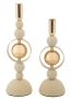 Candlesticks "Saturn", 2 pcs, 10 × 27–33 × 10 cm