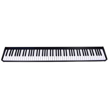 Skaitmeninis pianinas 126,5x18x6,5cm., juodos/baltos spalvos