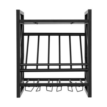 Винная полка 51x26,5x60см, коричневого/черного цвета