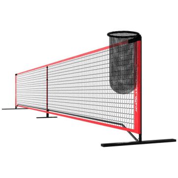 Badmintono tinklas Sportnow 674x70x92cm., juodos/žalios spalvos