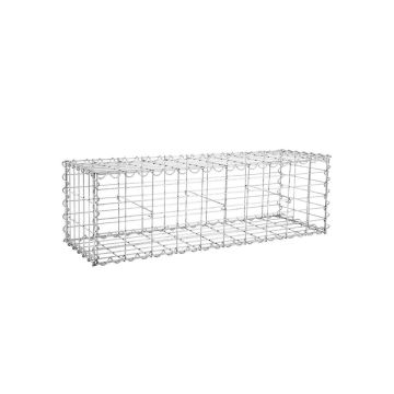 Gabionas 100 x 30 x 30 cm. GGB133, sidabrinės spalvos