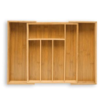 Stalo įrankių padėklas 5,3x29,4x33,7cm., švesiai rudos spalvos