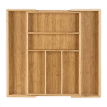 Stalo įrankių padėklas 5x30x46cm., šviesiai rudos spalvos