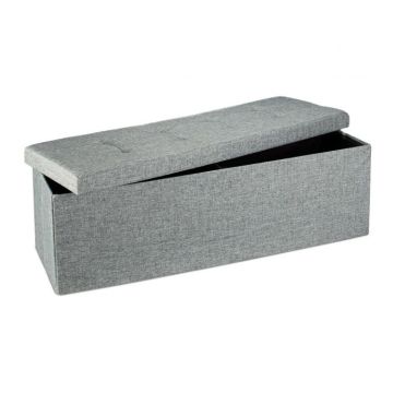 Sulankstomas suoliukas 38x114x38cm., pilkos spalvos