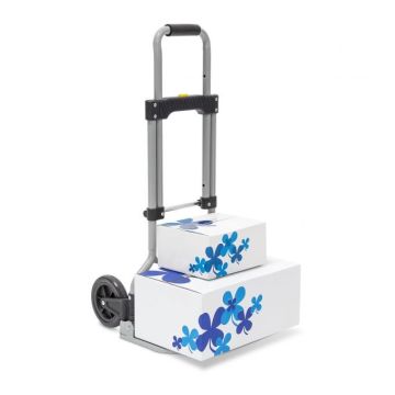Vėžimėlis sunkiems kroviniams 96x38x37cm., pilkos/juodos spalvos