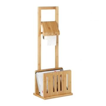 Tualetinio popieriaus laikiklis 81,5x30,5x21cm., šviesiai rudos spalvos
