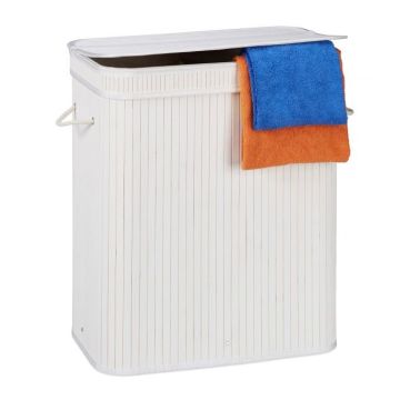 Корзина для белья 63x55x35см, 95л, белая