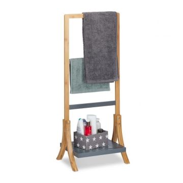 Rankšluosčių stovas 103x41x28cm., šviesiai rudos/pilkos spalvos