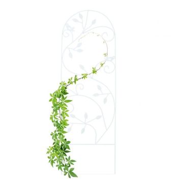 Sodo grotelės 120x40x0,5cm., baltos spalvos