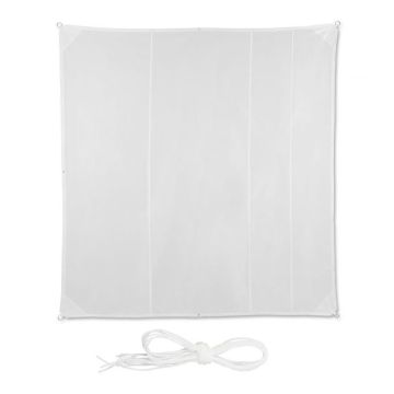 Kvadratinis tentas nuo saulės 500x500cm., baltos spalvos