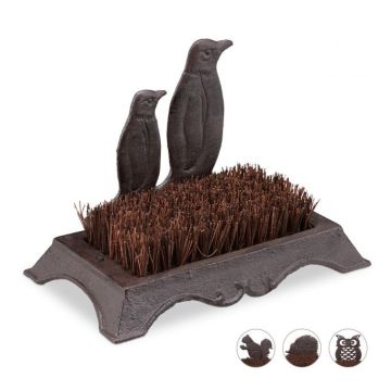 Щетка для обуви 17x24x14 см., коричнево-черная