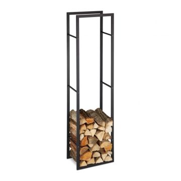 Stovas malkoms 170x44,5x30cm., juodos spalvos