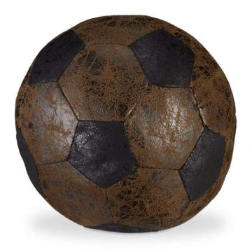 Durų atrama "Futbolo kamuolys", tamsiai rudos spalvos