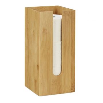 Tualetinio popieriaus laikiklis 33x15x15cm., šviesiai rudos spalvos