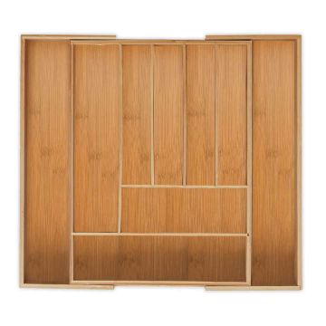 Stalo įrankių padėklas 5x33,5x44,5cm., šviesiai rudos spalvos