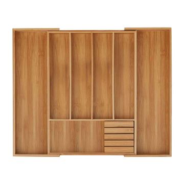 Stalo įrankių padėklas 5x32,5x44,5cm., šviesiai rudos spalvos
