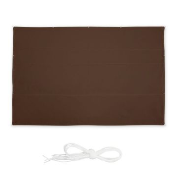 Stačiakampis tentas nuo saulės 700x500cm., tamsiai rudos spalvos
