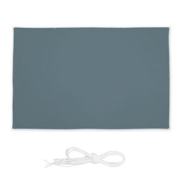 Stačiakampis tentas nuo saulės 400x200cm., pilkos spalvos