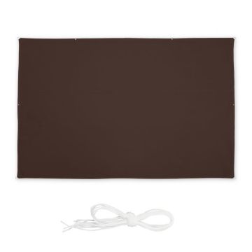 Stačiakampis tentas nuo saulės 400x200cm., rudos spalvos