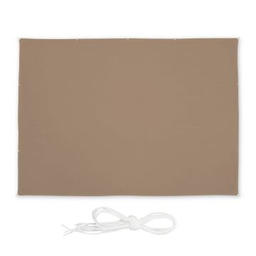 Stačiakampis tentas nuo saulės 550x450cm., rudos spalvos