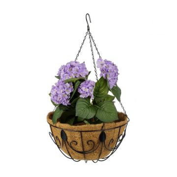 Rinkinys iš 3 kabančių vazonų 61x35x35cm., juodos/šviesiai rudos spalvos