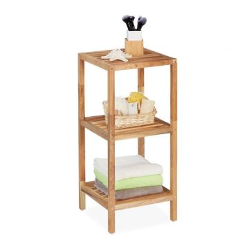 Pastatoma virtuvės lentyna 79x36x36cm., šviesiai rudos spalvos