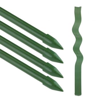 Rinkinys iš 50 sodo grotelių 120cm., žalios spalvos