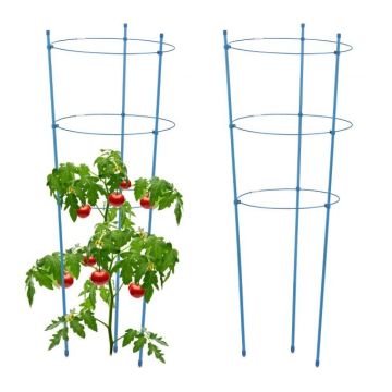 Rinkinys iš 2 sodo grotelių 3x29,5x77cm., mėlynos spalvos
