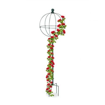Sodo grotelės "Sfera" 126x36cm., tamsiai žalios/juodos spalvos
