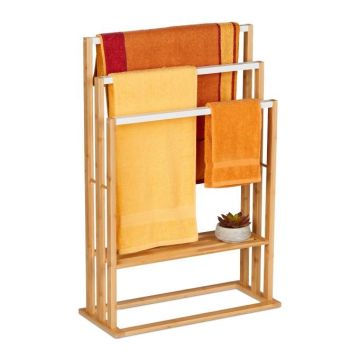Rankšluosčių stovas 82x55x24cm., šviesiai rudos/baltos spalvos