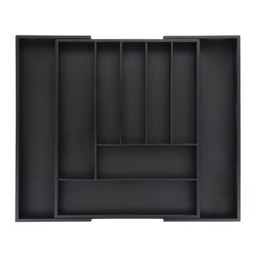 Stalo įrankių padėklas 5x33,5x44,5cm., juodos spalvos
