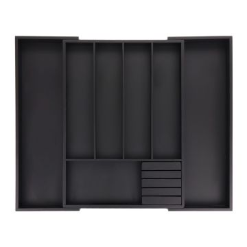 Stalo įrankių padėklas 5x32,5x44,5cm., juodos spalvos