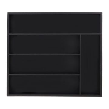 Stalo įrankių padėklas 5x34x30cm., juodos spalvos