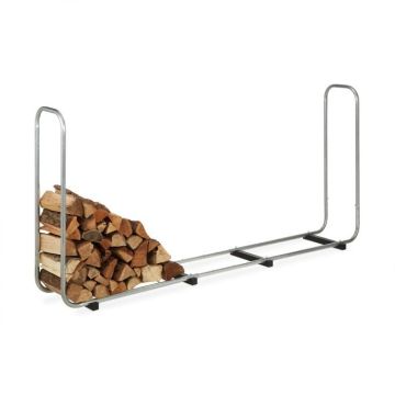 Stovas malkoms 103x230x36cm., juodos/sidabrinės spalvos
