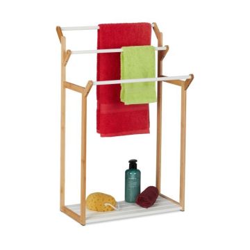Rankšluosčių stovas 82x50x35cm., šviesiai rudos/juodos spalvos