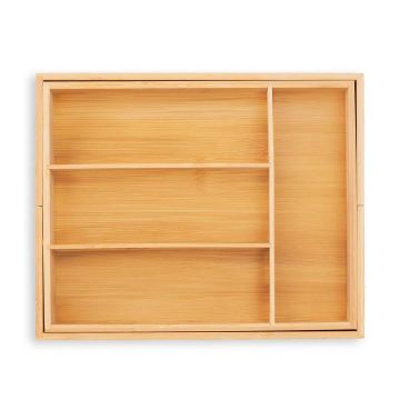 Stalo įrankių padėklas 5x29x35,5cm., šviesiai rudos spalvos