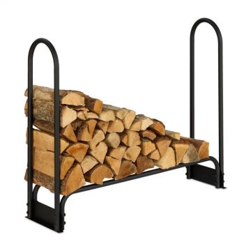 Stovas malkoms 90x110x29cm., juodos spalvos