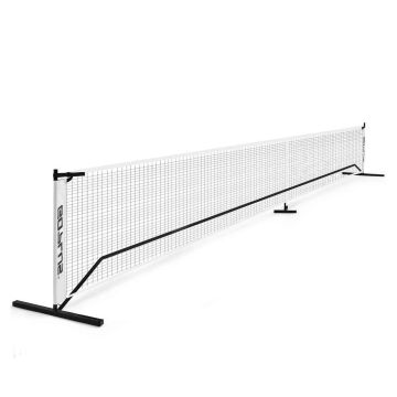 Badmintono tinklas 670x70,5x92,5cm., geltonos/mėlynos spalvos