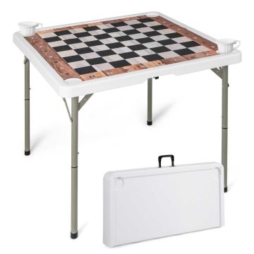 Шахматный стол 90x90x74см, разных цветов