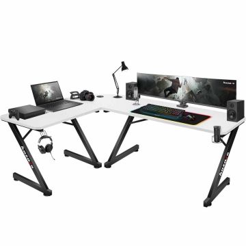 Žaidimų stalas Huzaro Hero 7.0 Baltos spalvos