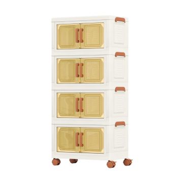 Книжный шкаф 43,5x25x94см, белый/коричневый цвет